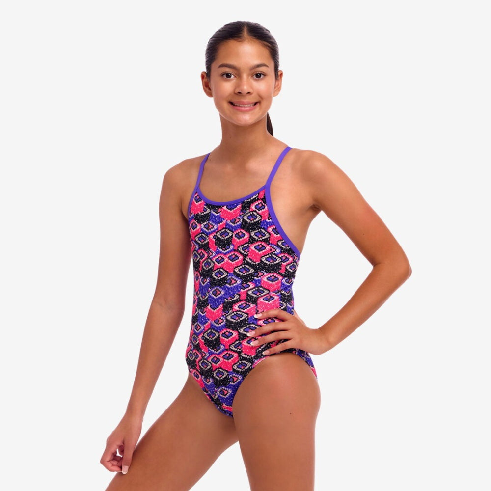 FUNKITA Diamond Back - Maillot d'entraînement pour filles - MUSHI SUSHI