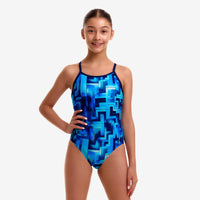FUNKITA Diamond Back - Maillot d'entraînement pour filles - YOU BLUED
