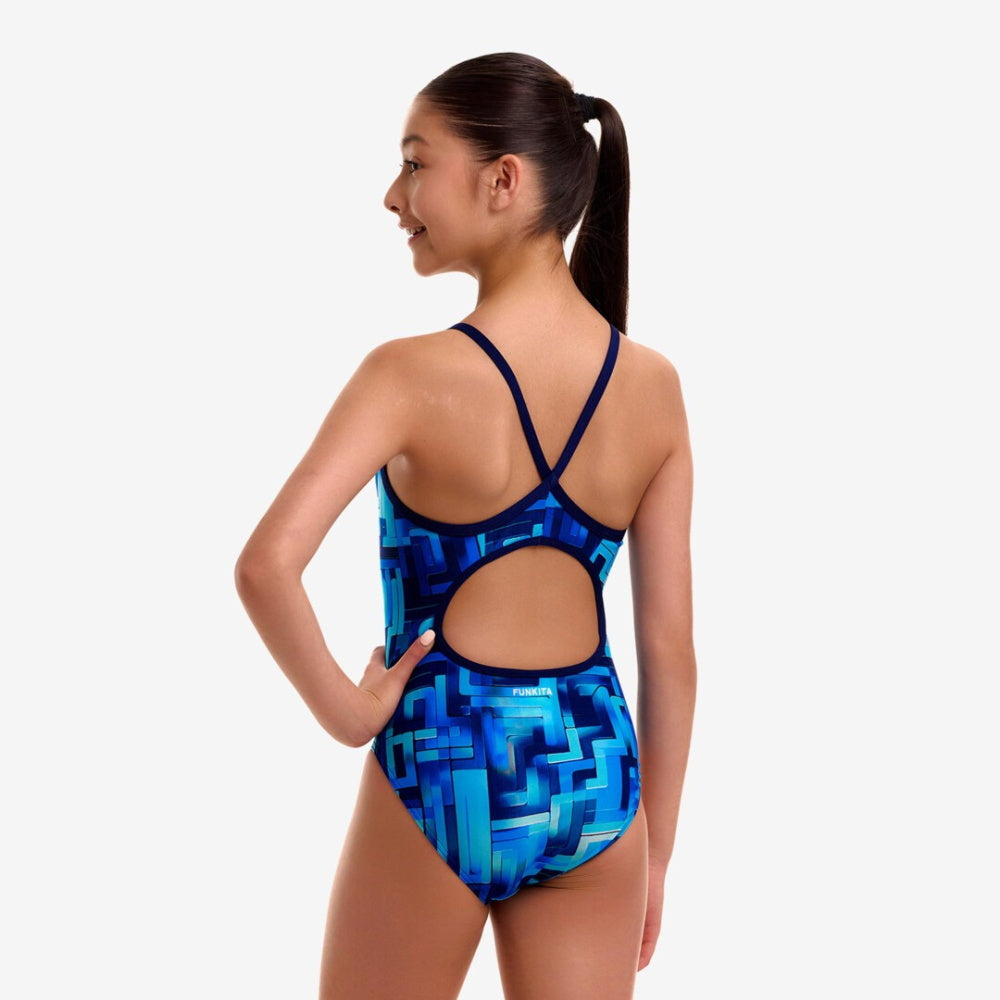 FUNKITA Diamond Back - Maillot d'entraînement pour filles - YOU BLUED