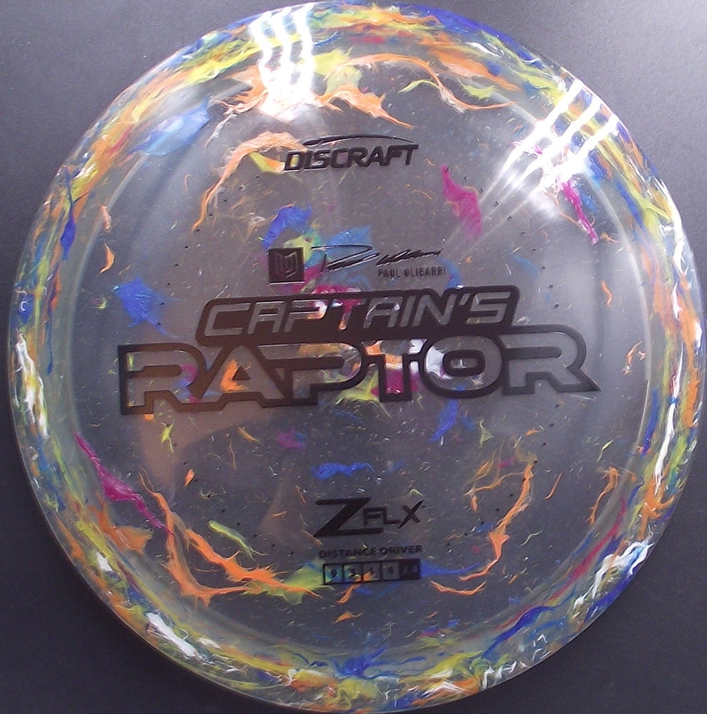 Discraft - CAPTAIN'S RAPTOR JawBreaker Z FLX - Paul Ulibarri SE - S9 - Fairway Discgolf