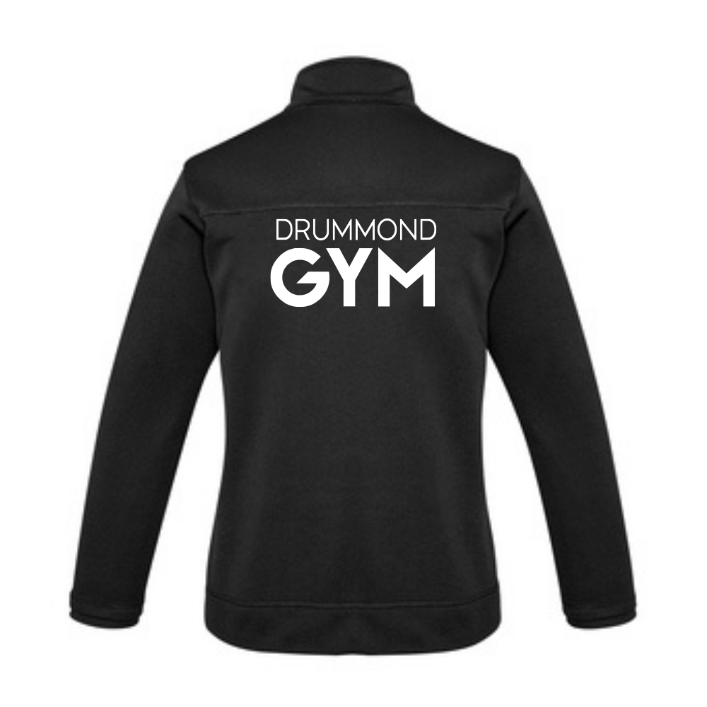 Sporty jacket with zipper - Feminine cut - Black