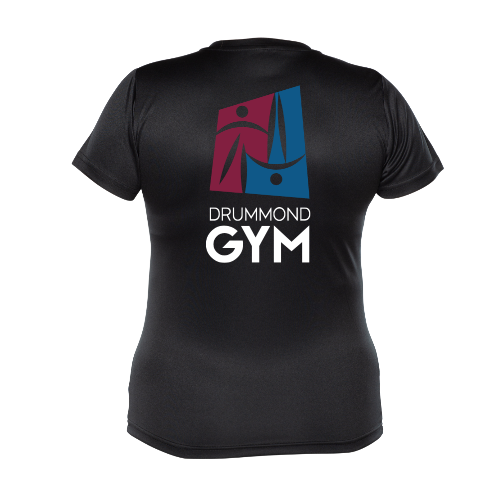 Short-sleeved technical sweater - Women - Black