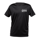 Drummond Gym - Chandail technique à manches courtes - Enfant - Noir