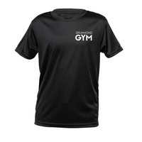 Drummond Gym - Chandail technique à manches courtes - Enfant - Noir