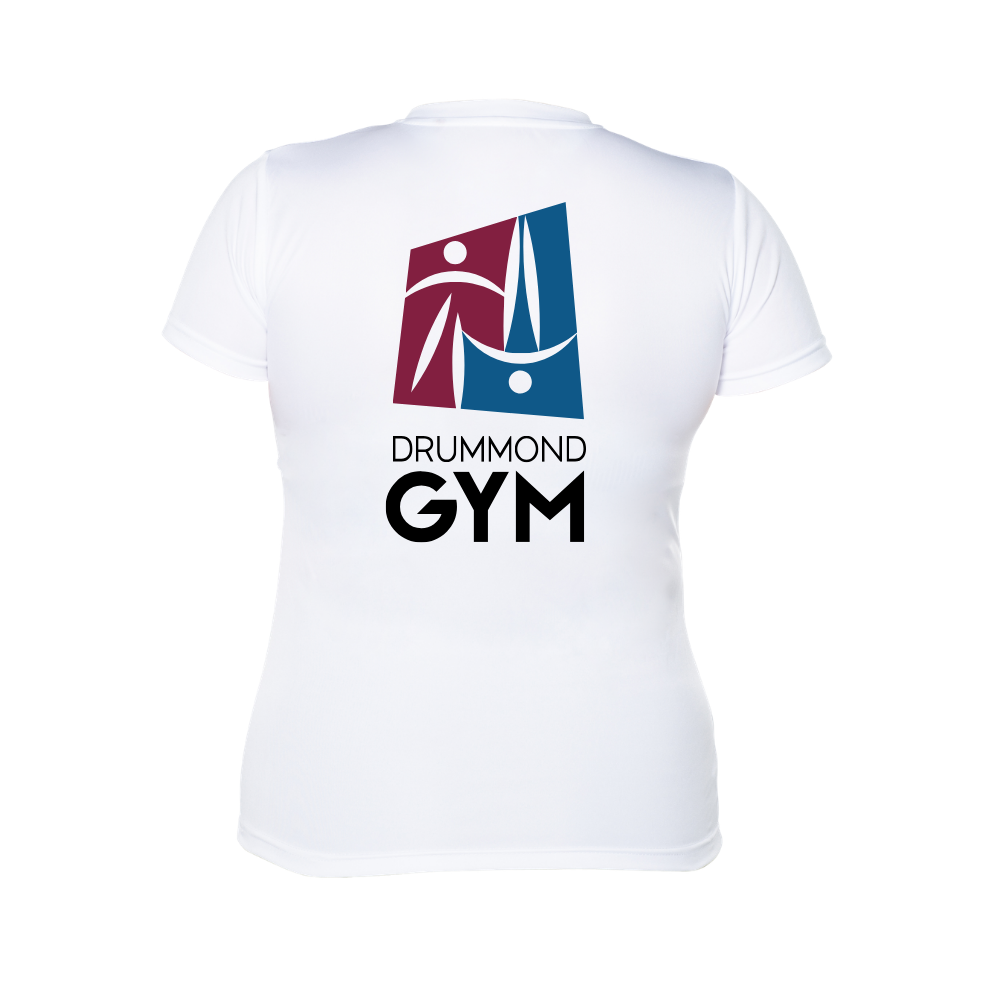 Short-sleeved technical sweater - Women - White