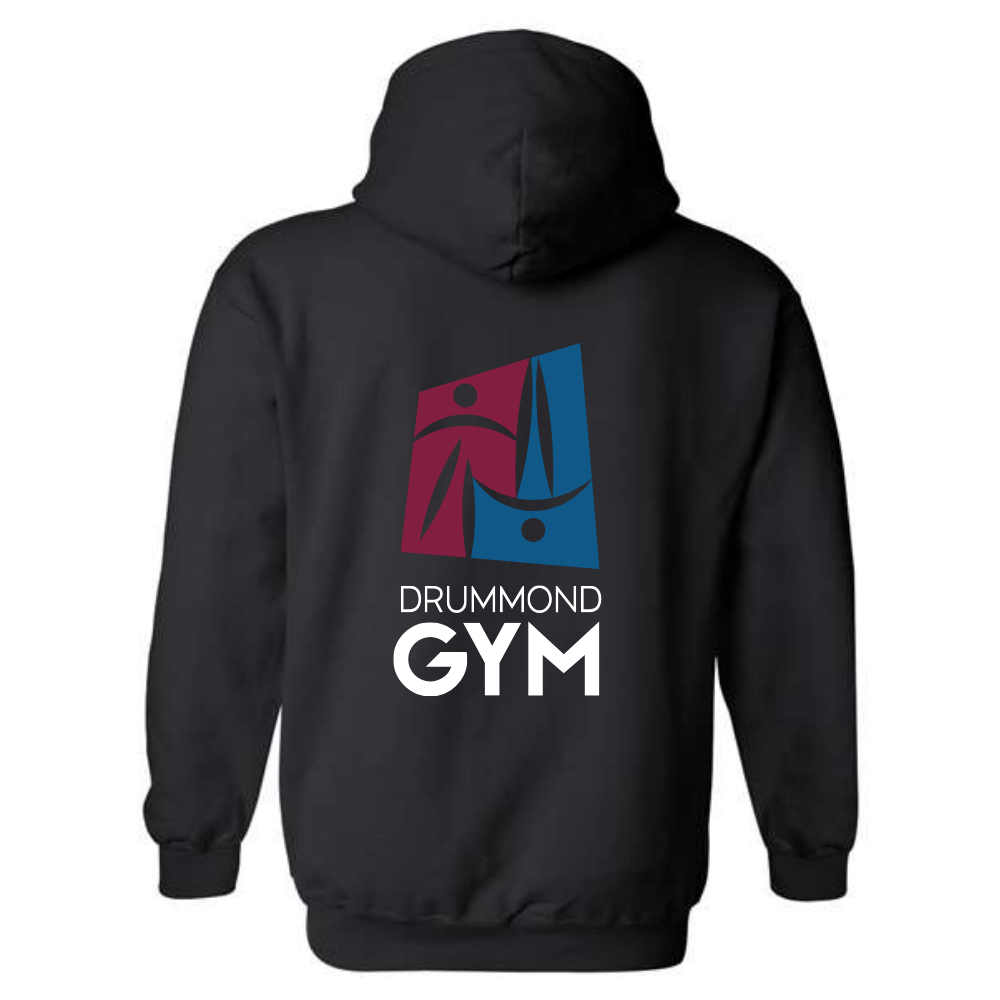 Drummond Gym - Fleece hooded sweater (Kangaroo/Hoodie) - Adult - Black