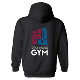 Drummond Gym - Fleece hooded sweater (Kangaroo/Hoodie) - Adult - Black