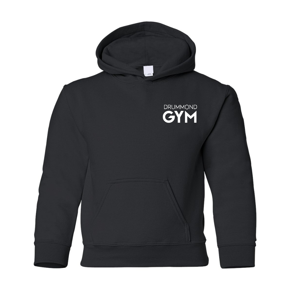 Drummond Gym - Fleece hooded sweater (Kangaroo/Hoodie) - Juvenile - Black