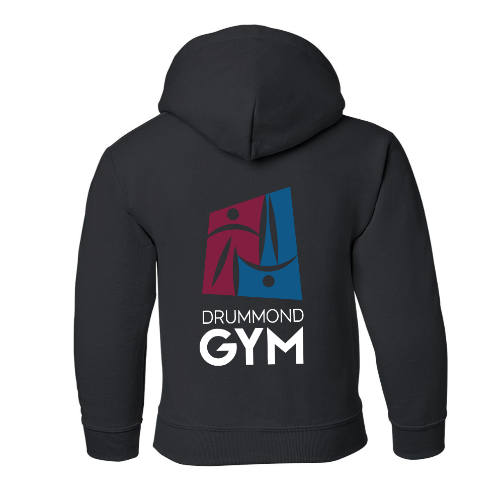 Drummond Gym - Fleece hooded sweater (Kangaroo/Hoodie) - Juvenile - Black