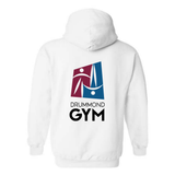 Fleece hooded sweater (Kangaroo/Hoodie) - Adult - White