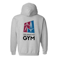Drummond Gym - Fleece hooded sweater (Kangaroo/Hoodie) - Adult - Sports gray