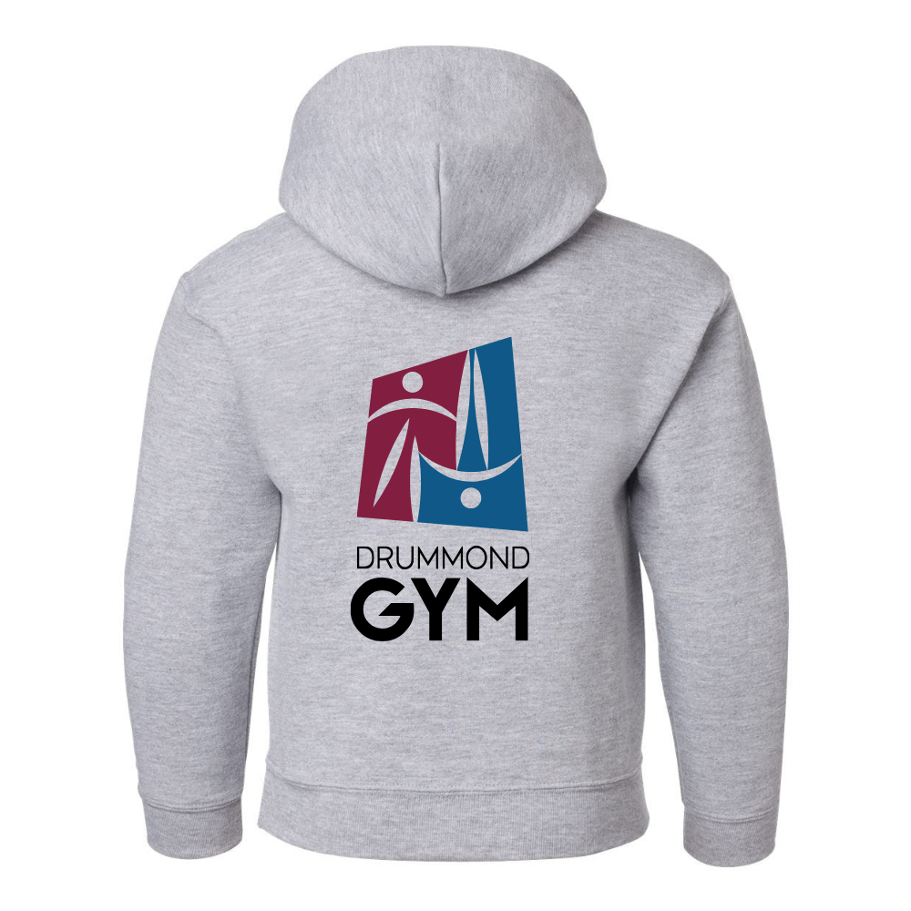 Drummond Gym - Fleece hooded sweater (Kangaroo/Hoodie) - Juvenile - Sports gray