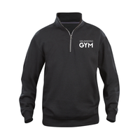 Drummond Gym - Coton ouaté à Demi-Zip Unisexe - Noir