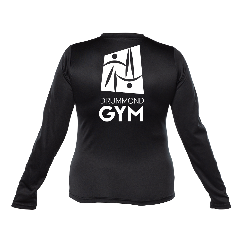 Technical sweater, long sleeves - Women - Black