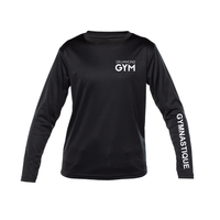 Technical sweater, long sleeves - Juvenile - Black