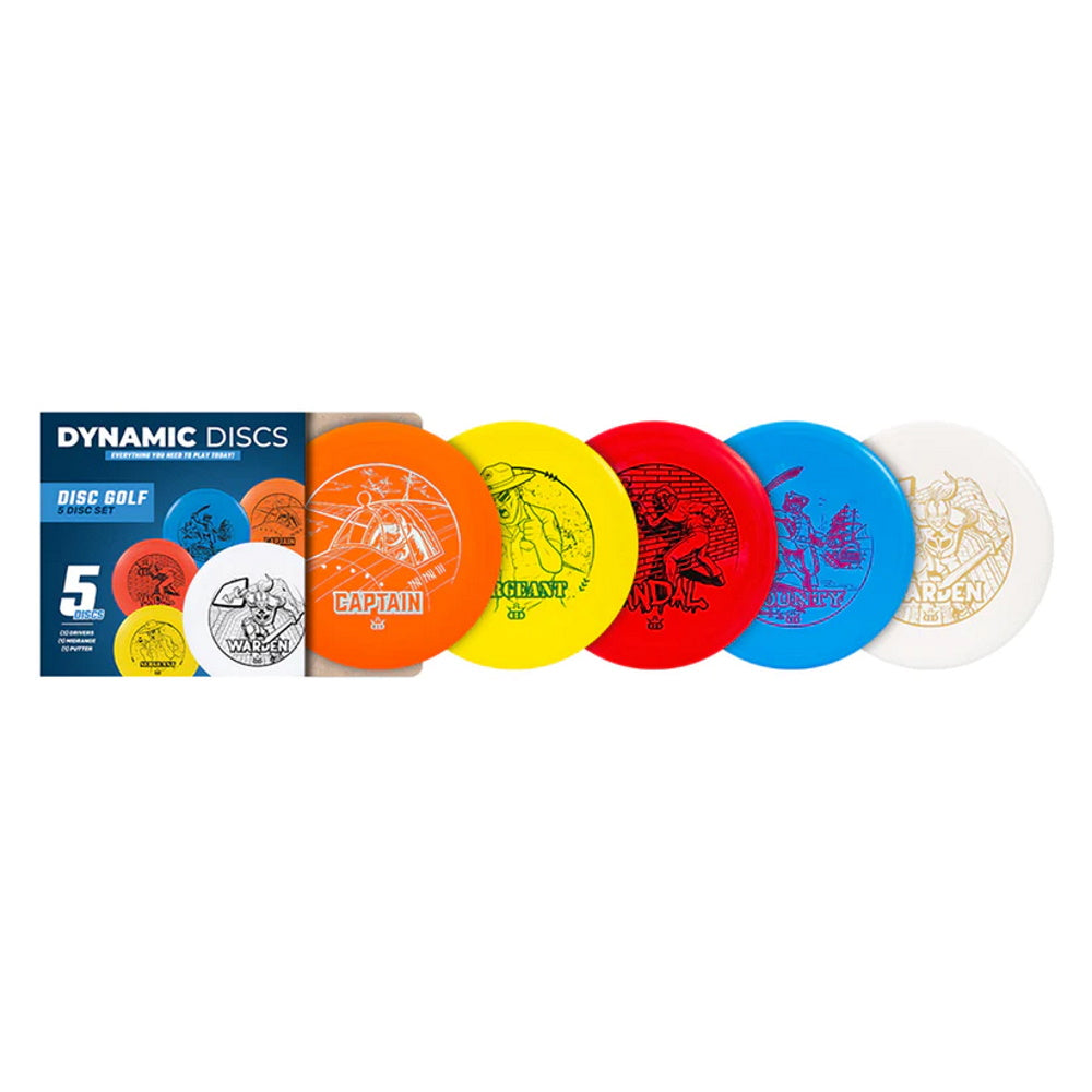 Discgolf Starter Set 5-Discs - Animated Starter Set - Dynamic Discs