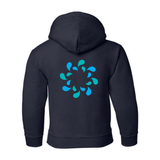 Québec Excellence Synchro - Chandail molleton à capuchon (Kangourou/Hoodie) - Juvénile - Marine