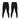 Québec Excellence Synchro - Pantalon legging - Version avec logo - Noir