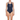 Québec Excellence Synchro - Avec logo - Arena Swim Pro - Maillot d'entraînement pour femmes - Marine
