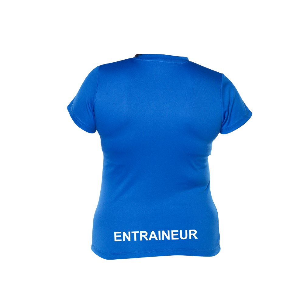 Québec Excellence Synchro - Chandail technique à manches courtes - Entraineur - Féminin - Royal
