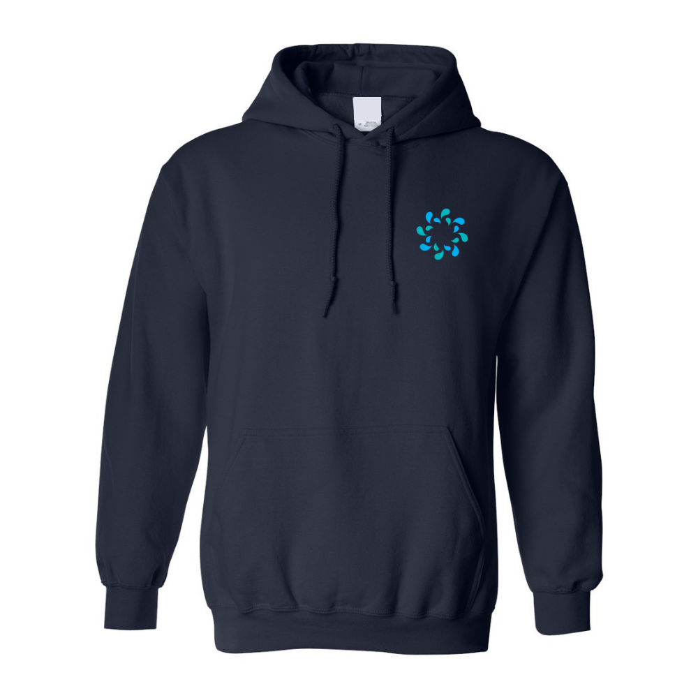 Québec Excellence Synchro - Chandail molleton à capuchon (Kangourou/Hoodie) - Adulte - Marine