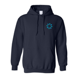 Québec Excellence Synchro - Chandail molleton à capuchon (Kangourou/Hoodie) - Adulte - Marine
