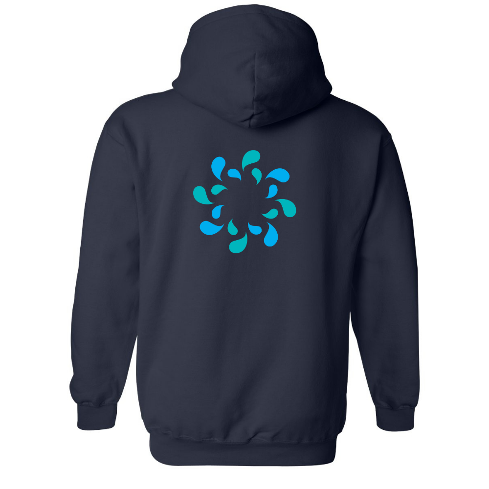 Québec Excellence Synchro - Chandail molleton à capuchon (Kangourou/Hoodie) - Adulte - Marine