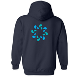 Québec Excellence Synchro - Chandail molleton à capuchon (Kangourou/Hoodie) - Adulte - Marine