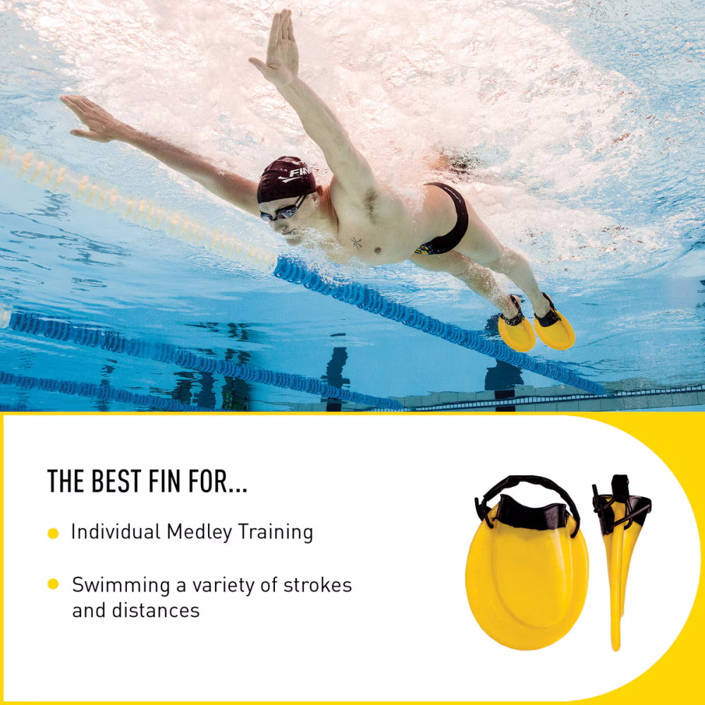 FINIS - Positive Drive Fins - Specialized Short Fins - Breaststroke 