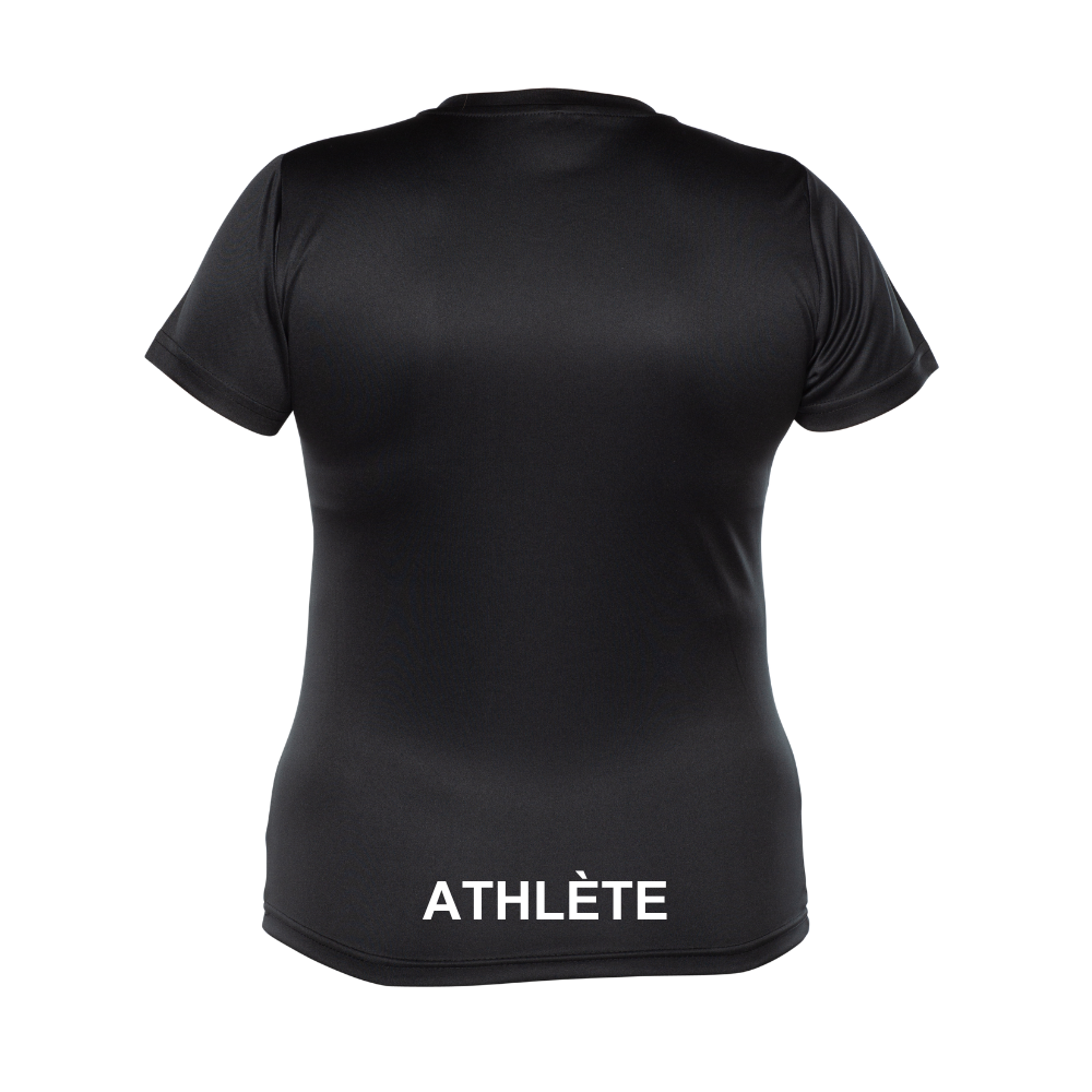 Pink Flamingos - Short-sleeved technical sweater - Trainer - Women's - Black