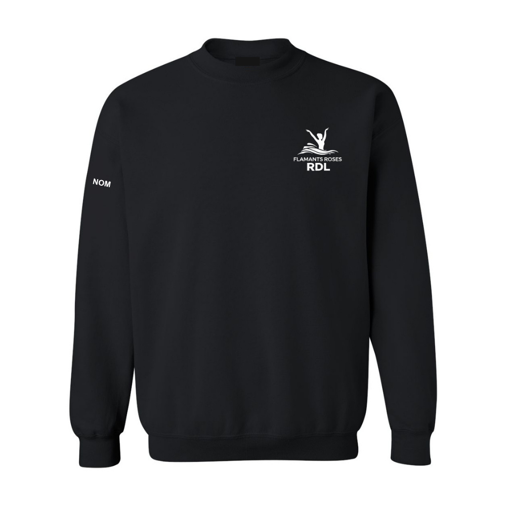 Fleece sweater (cotton hoodie) - Adult - Black