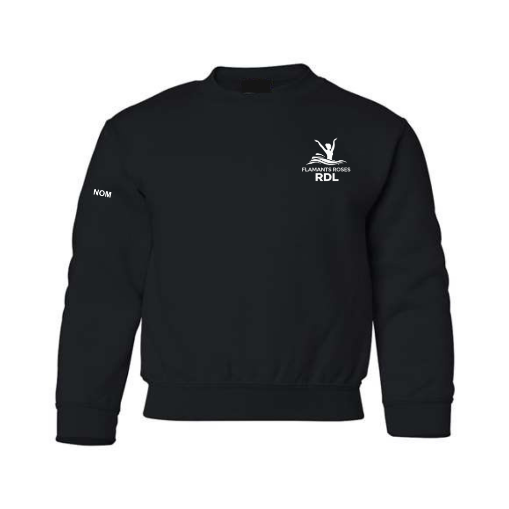 Fleece sweater (cotton hoodie) - Juvenile - Black