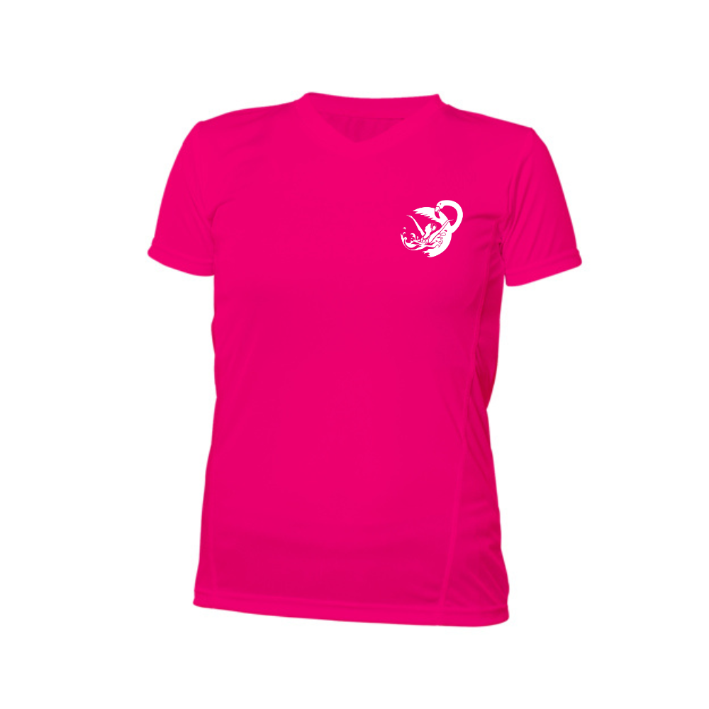 Short Sleeve Technical Sweater - Women - Pink