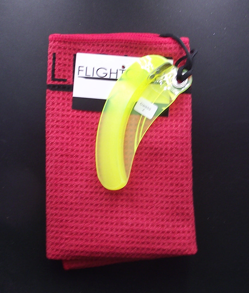 FlighTowel - Serviette d'entrainement de DiscGolf - Joueurs DROITIERS