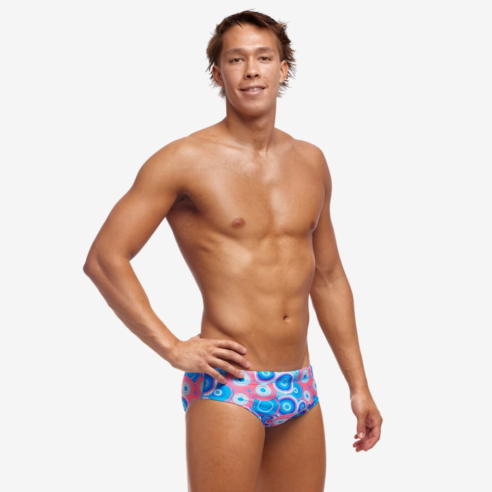 FUNKY Classic Brief - Men's Training Swimwear - BUNDJALUNG BLUE