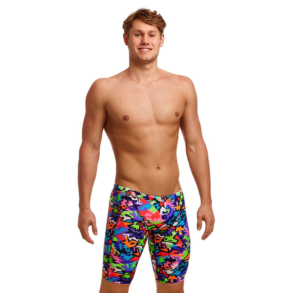 FUNKY Jammer - Men's Training Swimwear - Sharp Edges