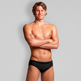 FUNKY Classic Brief - Men's Training Swimwear - STILL BLACK