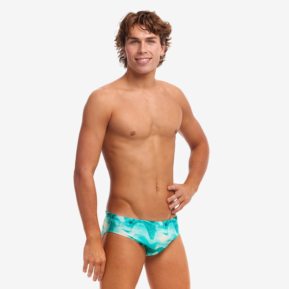 FUNKY Classic Brief - Maillot d'entrainement pour hommes - TEAL WAVE