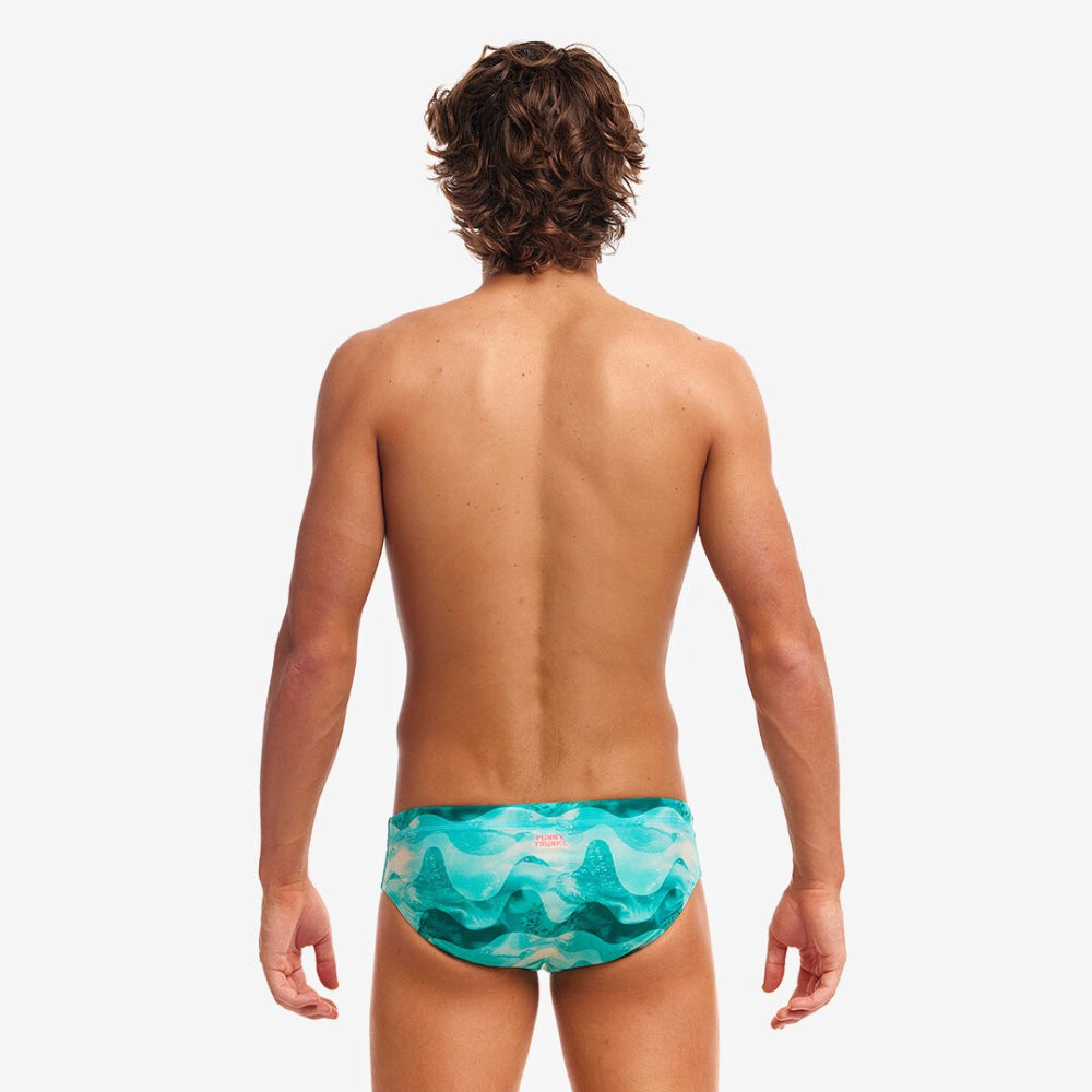 FUNKY Classic Brief - Men's Training Swimwear - Teal Wave