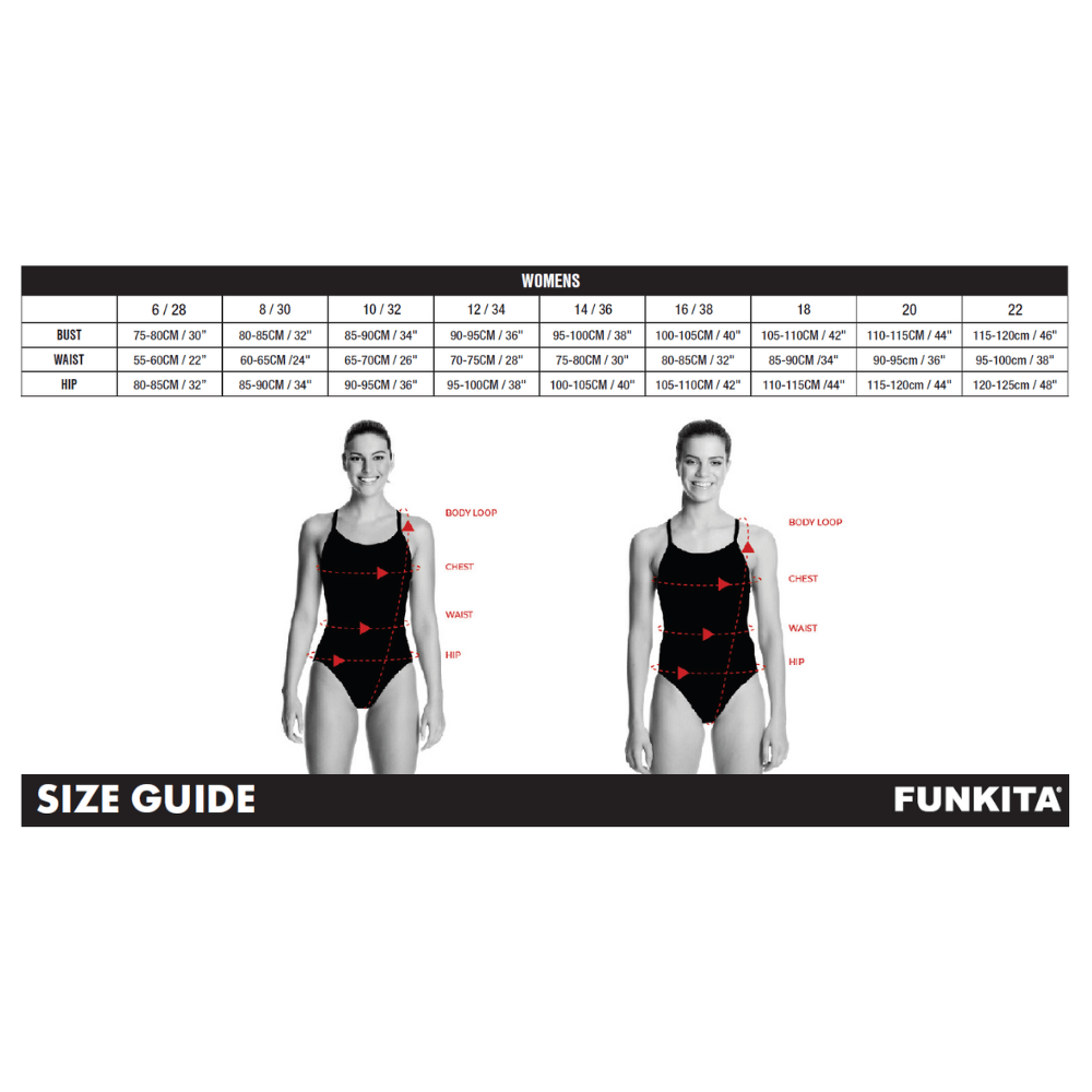 FUNKITA - Diamond Back - One-piece - Maillot d'entraînement pour femmes - Building Blocks de Funkita - Funky