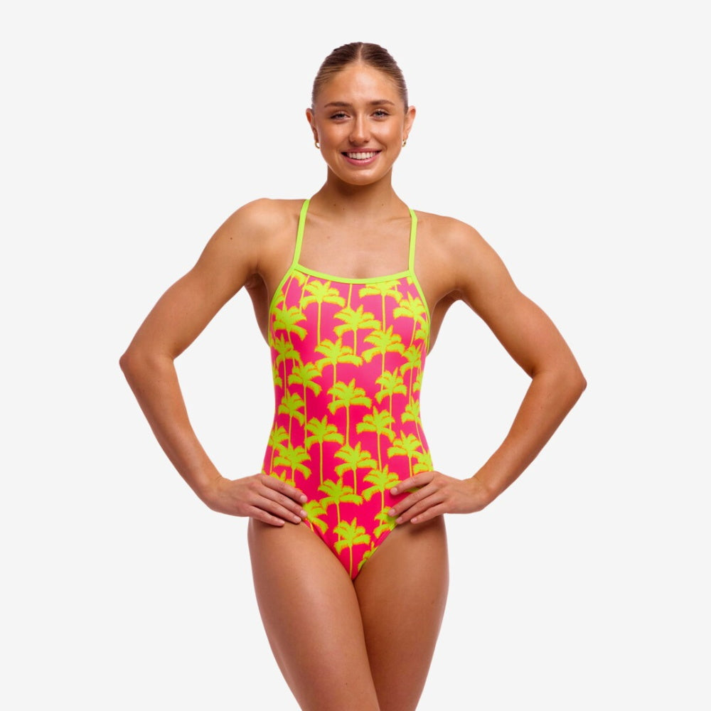 FUNKITA - TIE ME TIGHT - One-Piece - Women's Training Swimwear - SWEET COCONUTS