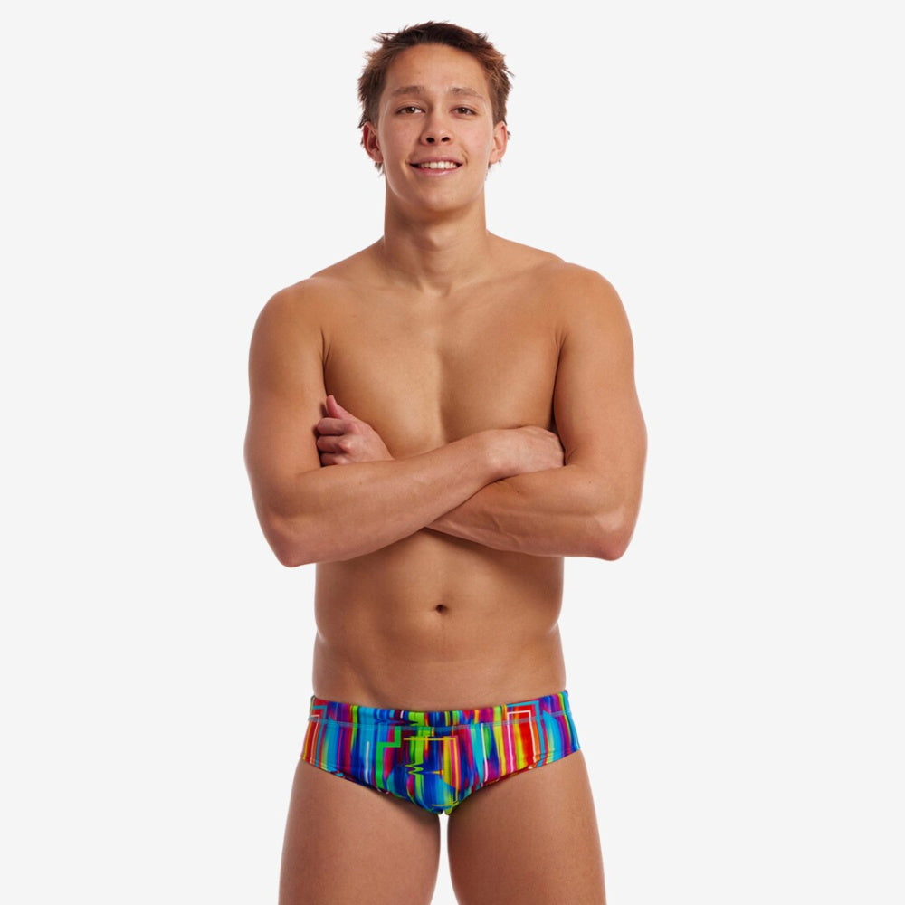 FUNKY Classic Brief - Men's Training Swimsuit - THE GLITCH