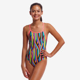 FUNKITA ECO Single Strap - Maillot d'entraînement pour filles - CURL CURL