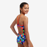 FUNKITA Diamond Back - Girl's Training Swimwear - CHIP SET