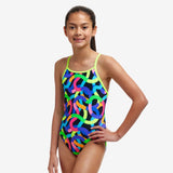 FUNKITA Diamond Back - Girl's Training Swimwear - GOT WORMS