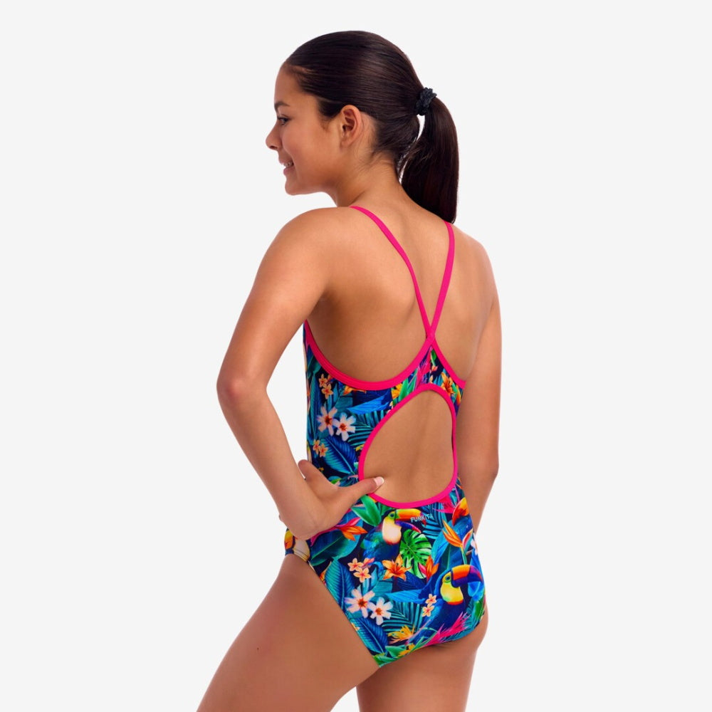 FUNKITA Diamond Back - Girl's Training Swimwear - BIRDIE WORDIE
