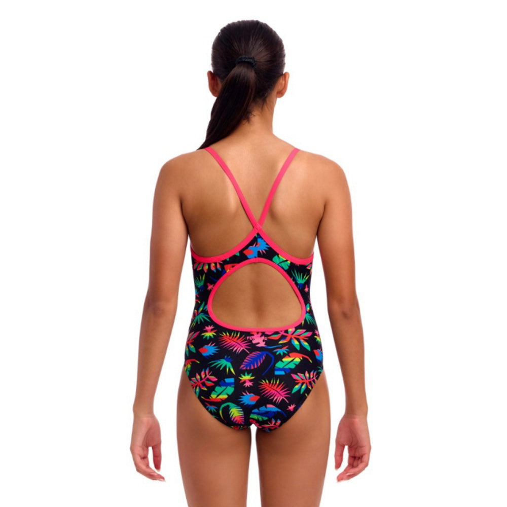 FUNKITA Diamond Back - Girl's Training Swimwear - LOST LEAF