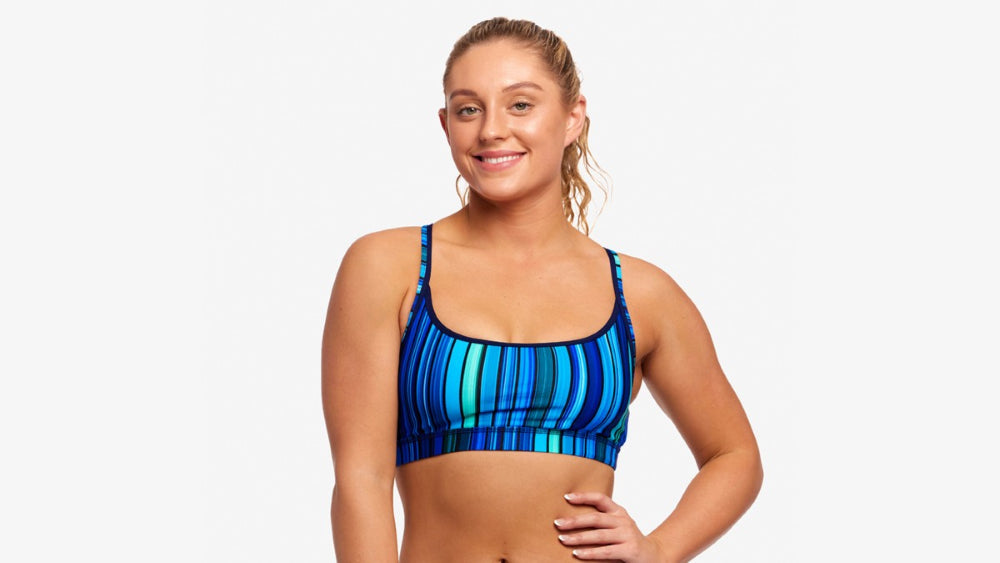 Funkita - Lady Sports Top - Women's Bikini Top - Beam Bars