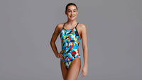 FUNKITA Diamond Back - Girl's Training Swimwear - Planet Funky