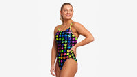 FUNKITA - Diamond Back - One-Piece - Women's Training Swimwear - Broken Circle